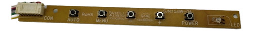 Placa Funções Menu Monitor Intelbras Lm1751w (ml249) (Usado)