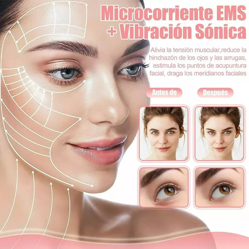 Masajeador Mini Con Microcorriente Rosa