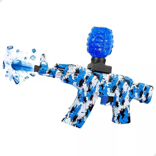 Arma De Bolinhas De Gel Brinquedo Ak-47 Elétrica Automática