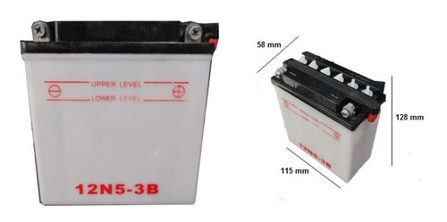 Refacción Bds Gufo 110 Bateria Mmg 12n5-3b