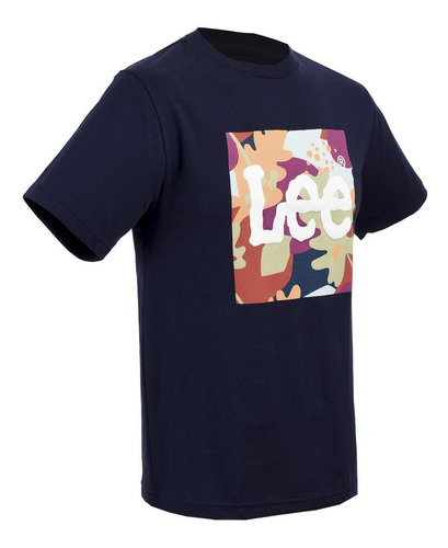 Imagen 2 de 5 de Playera Casual Lee Manga Corta De Hombre S41