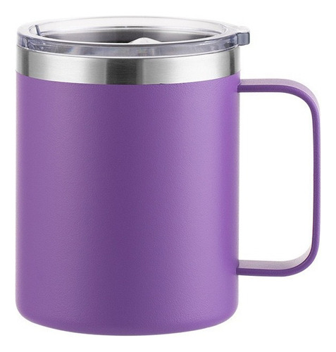 Termo 14oz De Acero Inoxidable Térmico Taza Para Café 400ml Lila