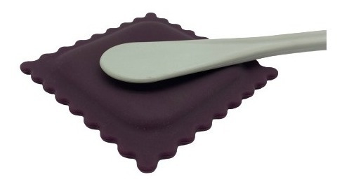 Imagen 3 de 5 de Apoya Posa Cuchara Silicona Raviol Oferta