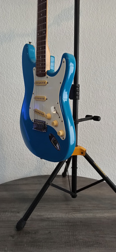 Guitarra Squier Stratocaster Coreana 1992 Diestro Azul Claro Palo De Rosa