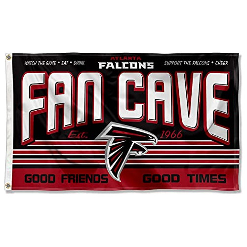 Banderín De Man Cave De Atlanta Falcons