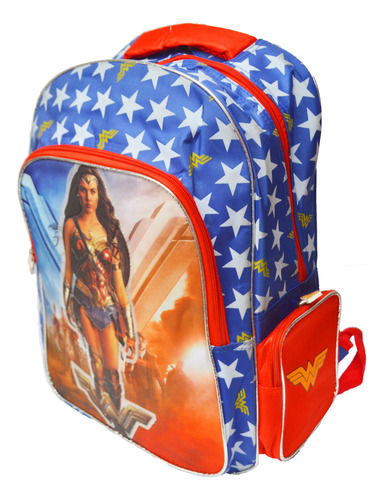 Maleta Morral Escolar Dc Comics Mujer Maravilla