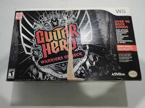 Guitar Hero Warriors Of Rock + Instrumentos Nintendo Wii