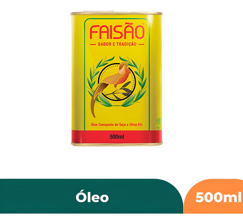 Kit Óleo Composto Faisão Lata 500ml Com 4 Unidades