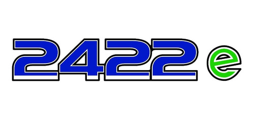 Adesivo Emblema Resinado Caminhão Compatível Ford 2422 Cm22