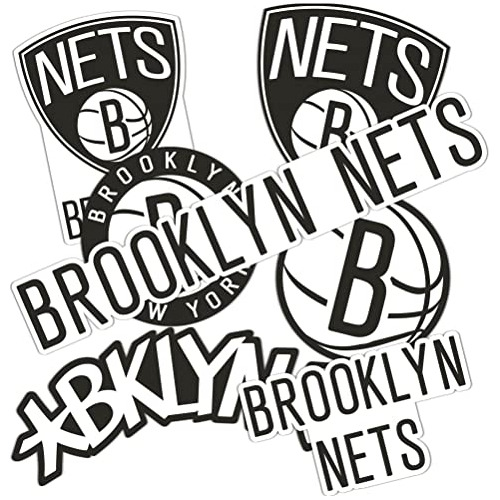 Pegatina Licencia Oficial De Nba De Brooklyn Nets, Vini...