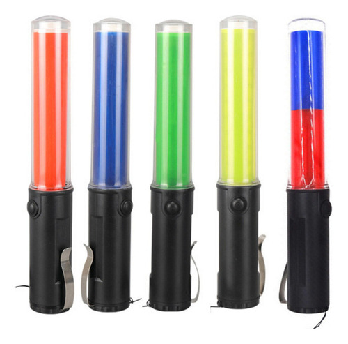 26cm 4 Modo Traffic Stick Glow Stick Led Antorcha Linterna