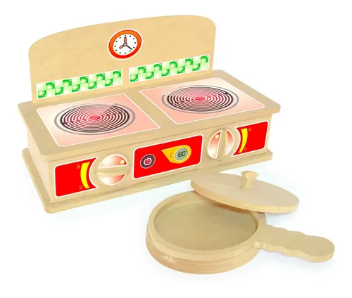 Cocinita De Madera De Juguete Cocina Infantil Niña Niño Mdf - $ 34.990