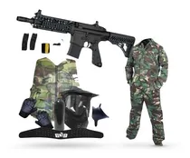Comprar Marcadora Tmc Negra Tippmann Overall Paintball Gotcha Xtr C