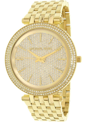 Reloj  Michael Kors Para Mujer Mk3438 Tono Oro Acero