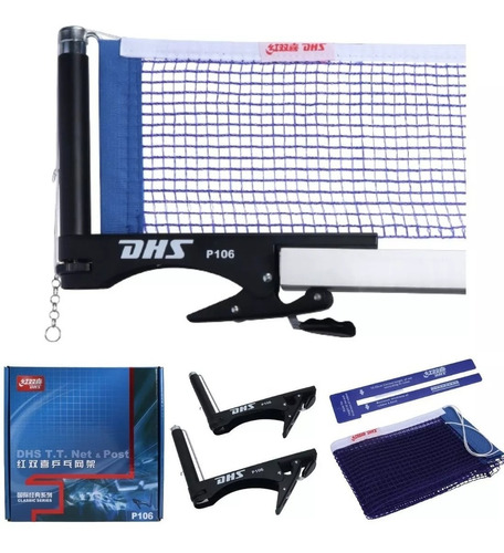 Rede E Suporte Tenis De Mesa Ping Pong Dhs Oficial Ittf