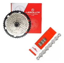 Comprar Cassete Absolute Mtb 11v 11-50d + Corrente Sunrace Cn11a 11v