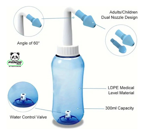 Botella De Lavado Nasal Para Niños