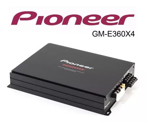 Amplificador Pioneer Gm-e360x4 4/3/2 Canales 1000w Max