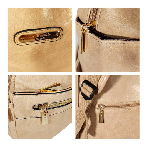 Imagem 5 de 5 de Mochila Bolsa Feminina Grande De Costas Qualidade Superior Top Academia Faculdade Caderno Apostila Envio Imediato