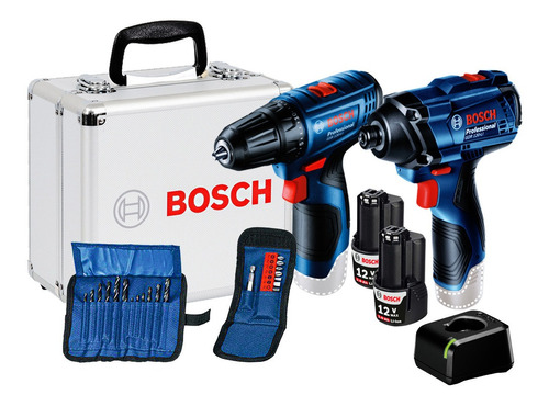 Kit Combo Furadeira Gsr120li E Chave Impacto Gdr120li Bosch