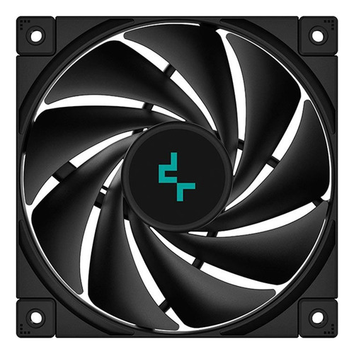 Cooler Para Gabinete Deepcool Fk120 120mm Black Pwm 4-pin