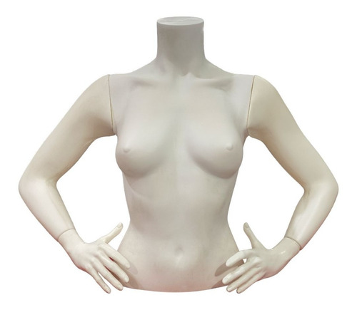 Maniqui Medio Cuerpo Torso Hombre O Mujer Pvc Alta Calidad