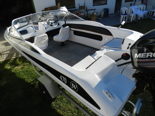 Lancha Open 4, 8 Mts De Lujo Con Yamaha 70 Hp 4tiempos E