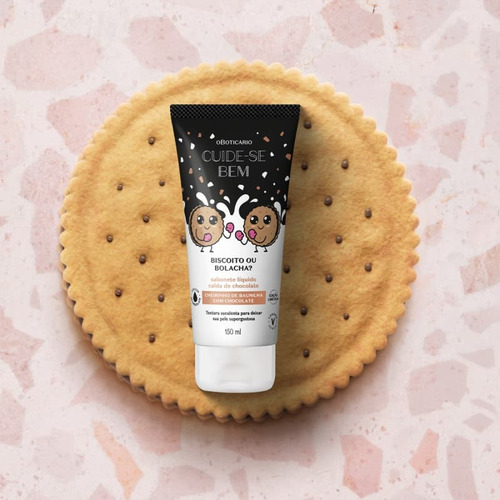 Combo Cuide-se Bem: Body Splash Deleite 200ml + Sabonete Líquido Biscoito Ou Bolacha 150mle