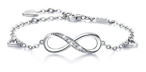 Billie Bijoux Para Mujer 925 Sterling Silver Infinity Love L