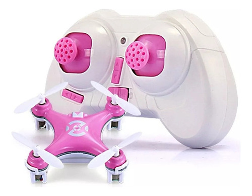 Cx-10 Mini Drone 2.4g 6 Axis Led Quadcopter Helicóptero Bri Color Rosa