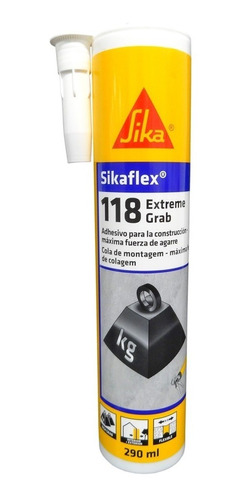 Adhesivo Elástico Sikaflex-118 Extreme Grab X 290 Ml