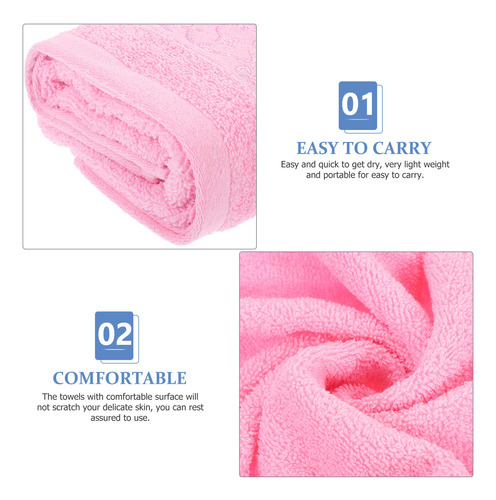 Toallas De Baño De Algodón, Caja De Regalo De Lujo