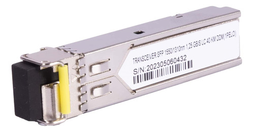 Transceiver Sfp 1550 Nm 1,25 Gb/s Lc 40 Km Ddm(1pelo) Glc F