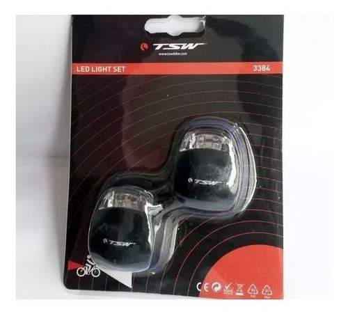 Imagem 4 de 4 de Pisca Pisca Tsw Dianteiro E Traseiro 2 Leds Silicone