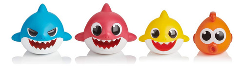Wowwee Pinkfong Baby Shark Bath Squirt Toy - 4 Paquete