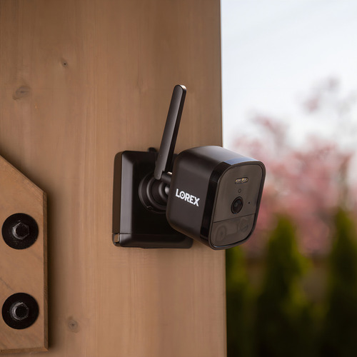 Lorex - Cámara de seguridad con batería 4K Spotlight Outdoor (adicional, negra)