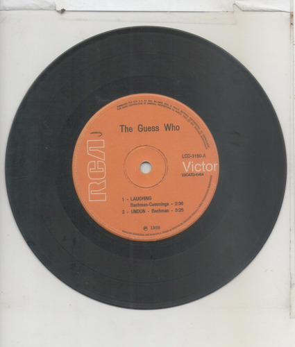 Compacto Vinil The Gess Who - Laughing - Undun - These Eyes