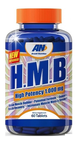 Hmb 1000mg 60 Tabs - Arnold Nutrition Usa Original