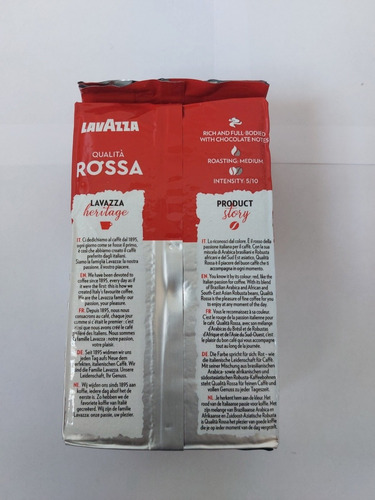 Café Lavazza Calidad Rossa Molido Tostado 250g