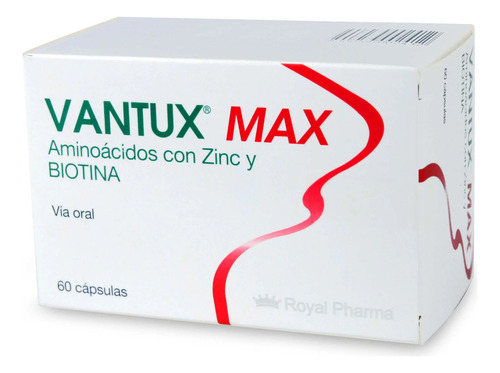 Vantux(aminoacidos,zinc Y Biotina). 60capsulas