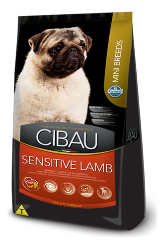 Ração P/cao Adulto Cibausensitive Lamb Mini 3kg