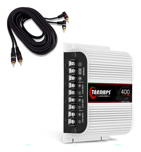 Módulo Amplificador Taramps Md 400 Rms 3 Canais 2 Ohms