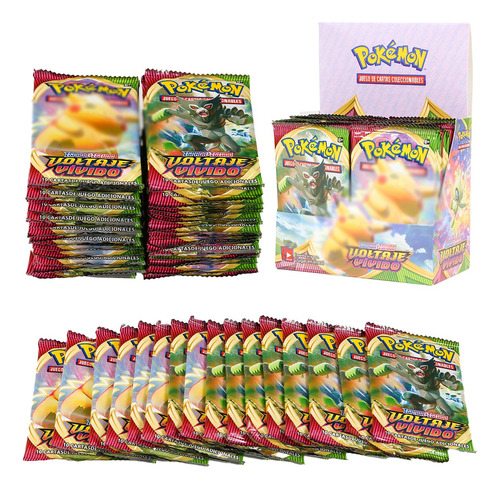 360 Tarjetas Cartas Español Pokemon Con Booster Vivido