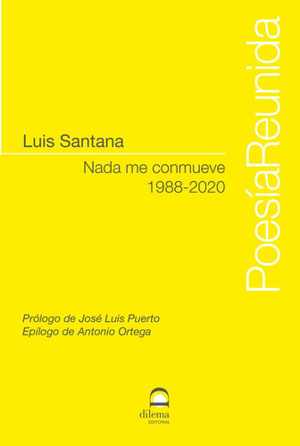 Libro Nada Me Conmueve - Santana, Luis