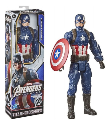 Muñeco Capitán America Titan Hero Series Hasbro