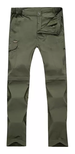 Pantalones de secado rápido para hombres Pantalones elásticos Color sólido  Hombre Secado rápido Transpirable Pierna recta Cintura media suelta