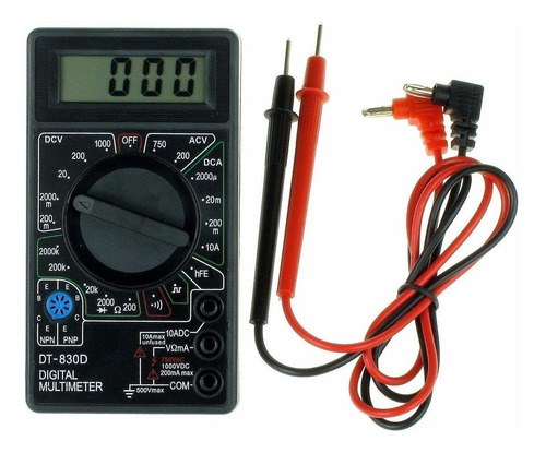 Tester Multimetro Digital Dt 830d Megalite