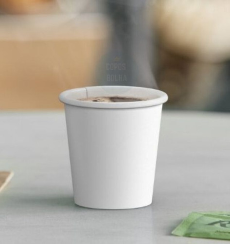 1000 Copo Papel Biodegradável 210 Ml P/ Café - Expresso Cafe
