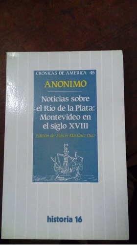 Libro Noticias Sobre El Rio De La Playa:  Montevideo En El 