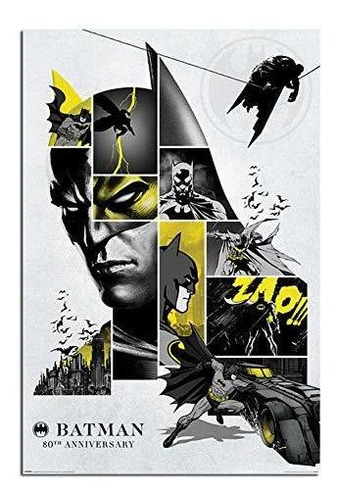 Pósteres - Batman 80th Anniversary Poster Maxi - 91.5 X 61cm